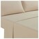 Cannon Plain Flat Sheet, Single Size, 200 Thread Count, 100% Cotton, 168x250cm, Beige