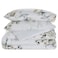 Cannon Printed Quilt, Single Size, 200 Thread Count, 100% Cotton, 160x220cm, White