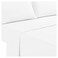 Cannon Plain Flat Sheet, King Size, 200 Thread Count, 100% Cotton, 259x274cm, White