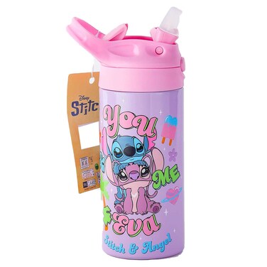 Disney Stitch Toddler Stainless Steel Water Bottle, 500ml