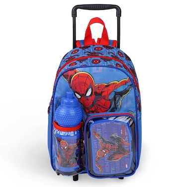 Marvel Spider-Man 3-in-1 Trolley School Bag Set, 13 Inch
