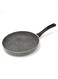 Premium Non-Stick Granite Frypan in Grey Speckled Finish With Ergonomic Grippy Handle, Made In Turkey Durable Frying Pan For Eggs Searing And Sauteing Healthy Cooking Kitchen Cookware