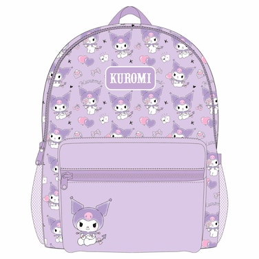Kuromi Backpack-A, 18 Inch