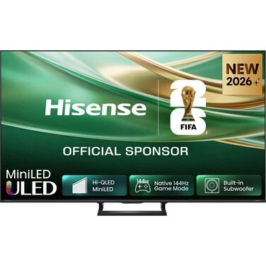 هايسنس تلفاز ذكي بتقنية ميني ليد ULED مقاس 65 بوصة بدقة 4K فائقة الوضوح، طراز 65E8S، أسود