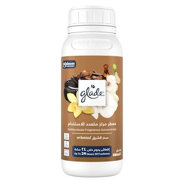 Glade Multipurpose Fragrance Concentrate Oriental, 480ml