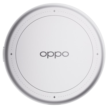 OPPO Bubble Portable Magnetic Wireless Charger, Silver