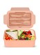 Lunch Box, 1400ml Bento Lunch Box for Adults and Kids, Lunch Container with 3 Compartments, Lunch Box with Cutlery, Dishwasher