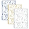 WeWrite Split Spiral Notebook 70 Sheets B5 Assorted Paisley Pattern, Pack of 3