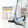 1600W Canister Vacuum Cleaner with 2L Dust Capacity, 4.5m Cord &amp; Automatic Cord Rewind