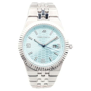 Daniel Powter Men Honeycomb Dial Analog Quartz Watch 1124