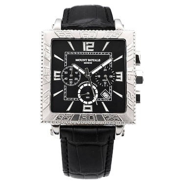 Mount Royale Men Chronograph Square Design Analog Quartz Watch 7H97