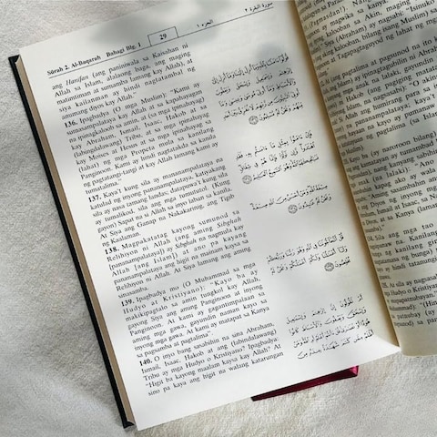 Noble Quran in Filipino (Tagalog) Language -printed by mohammed bin rashid holy quran printing center