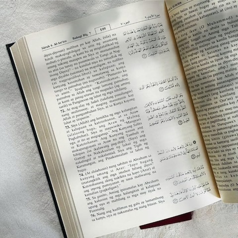 Noble Quran in Filipino (Tagalog) Language -printed by mohammed bin rashid holy quran printing center