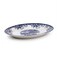 Claytan WM Blue Oval Platter, 14 Inch