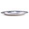 Claytan WM Blue Oval Platter, 14 Inch