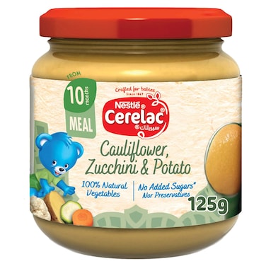 Nestle Cerelac Cauliflower, Zucchini and Potato Baby Meal, 125g
