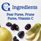 Gerber Pear and Prunes Fruit Puree, 80g