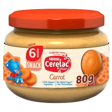 Nestle Cerelac Carrot Baby Food, 80g