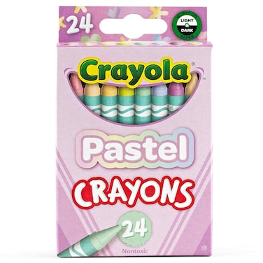 Crayola Pastel Crayons, 24 PCS