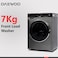 Daewoo 7 kg Front Load Inverter Washing Machine DW-F0771SL, Silver