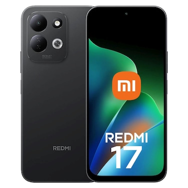 Xiaomi Redmi 17 Smartphone, 128 GB, Black, Dual SIM, 4 GB RAM, 4G