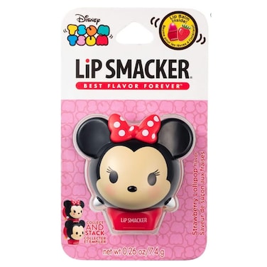 Lip Smacker Disney Tsum Tsum Strawberry Lollipop Flavored Lip Balm, 7.4g
