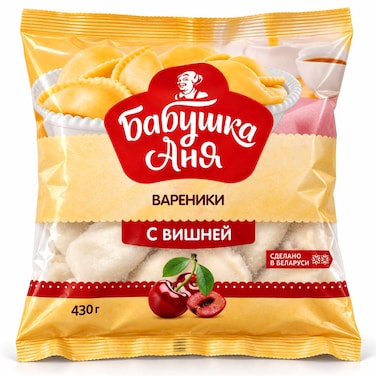 Babushka Anya Dumplings with Cherry Filling, 430g