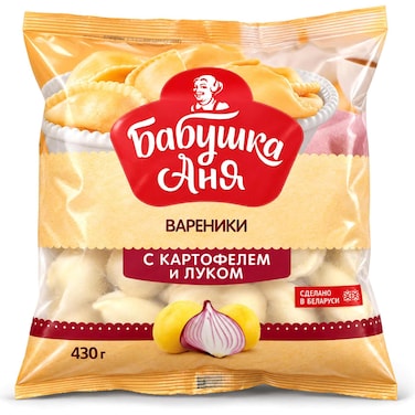Babushka Anya Dumplings with Potato and Onion, 430g