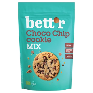Bett'r Organic Gluten-Free Choco Chip Cookie Mix, 300g
