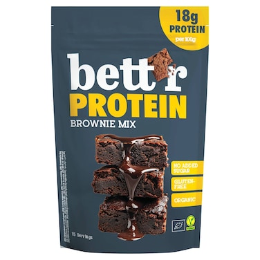 Bett'r Organic Gluten-Free Protein Brownie Mix, 400g