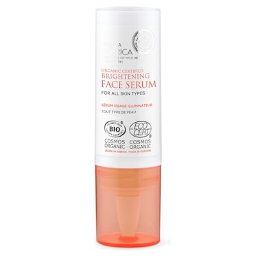 Natura Siberica Organic Certified Brightening Face Serum with Kuril Tea Hydrolate, 15ml