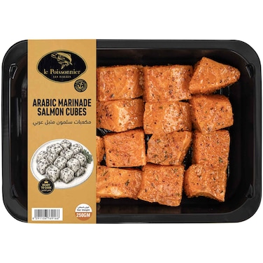 Le Poissonnier Arabic Marinated Salmon Cubes 250g