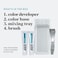 Just For Men Mustache & Beard Dye M-60 Jet Black with Application Brush, Biotin, Aloe and Coconut Oil, Pack of 3