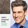 Just For Men Shampoo-In Hair Colour H-30 Light-Medium Brown with Keratin and Vitamin E, Men’s Grey Hair Colouring Kit, Pack of 1