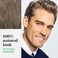 Just For Men Shampoo-In Hair Colour H-30 Light-Medium Brown with Keratin and Vitamin E, Men’s Grey Hair Colouring Kit, Pack of 1