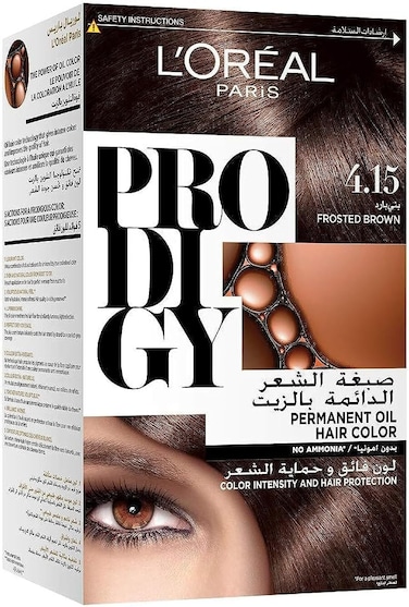 Product Title
L’Oréal Paris Prodigy Permanent Hair Colour, 4.15 Frosted Brown, Pack of 1