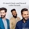 Just For Men Mustache & Beard Dye M-25 Light Brown with Application Brush, Biotin, Aloe and Coconut Oil, Pack of 3