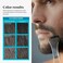 Just For Men Mustache & Beard Dye M-25 Light Brown with Application Brush, Biotin, Aloe and Coconut Oil, Pack of 3