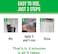 Just For Men Hair Colouring Kit H-55 Real Black, Men’s Grey Hair Colour