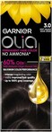 Garnier Olia No Ammonia Permanent Hair Colour 3.0 Soft Black with 60% Oils, Long-Lasting Colour and Up to 100% Grey Coverage