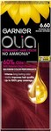 Garnier Olia No Ammonia Permanent Hair Colour 6.6 Intense Red with 60% Oils, Long-Lasting Colour and Up to 100% Grey Coverage