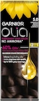 Garnier Olia Permanent Hair Dye 5.0 Luminous Brown, No Ammonia, 60% Oils, Long-Lasting Colour, Up to 100% Grey Coverage