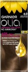 Garnier Olia Permanent Hair Dye 6.0 Light Brown, No Ammonia, 60% Oils, Long-Lasting Colour, Up to 100% Grey Coverage