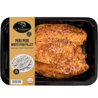 Le Poissonnier Peri Peri White Fish Fillet 250g