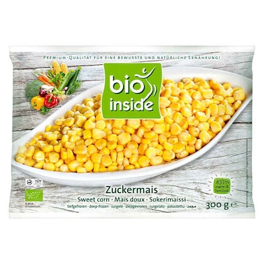 Bio Inside Organic Frozen Sweetcorn, 300g