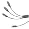 Cellairis Premium Nylon 3-in-1 PD 100W Charging Cable, Grey