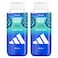 Adidas Vibes Energy Drive Good Mood Shower Gel with Bergamot and Pink Pepper, 250ml, Pack of 2