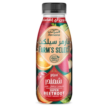 Almarai Farm&rsquo;s Select Super Beetroot 100% Juice Beetroot, Orange and Apple, 250ml