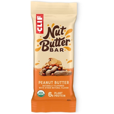 CLIF Nut Butter Bar Peanut Butter Organic Snack Bar, 50g
