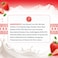 Hayatna Skyr Icelandic Yogurt Strawberry with Real Fruit Pieces, 0% Fat, 150g